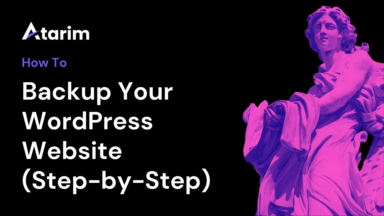 Backup Your WordPress Website (Step-by-Step) new featured image